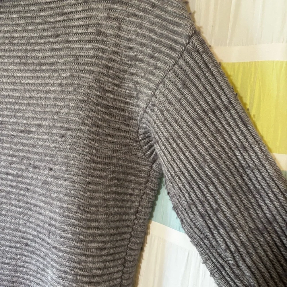 Cop.Copine Knit Gray Cowl Neck Sweater Sz Small